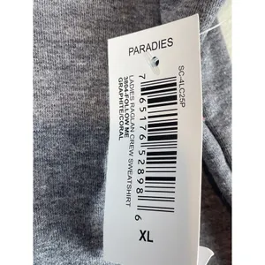 Salt Creek Sweatshirt Size XL Gray Pink Sleeves Philadelphia Logo New With Tag thumbnail 4