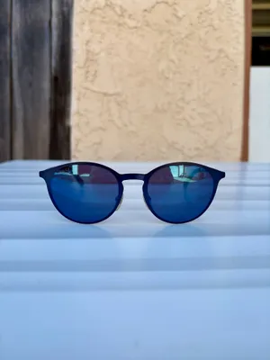 Gucci GG0504S-003 blue mirrored 52mm round unisex sunglasses thumbnail 7