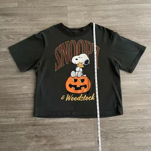 RSQ x Peanuts Snoopy & Woodstock Together Boxy Tee - medium thumbnail 4