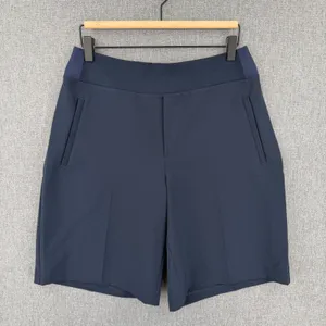 Athleta Endless Bermuda Short Blue Womens Size 8 Activewear Model Chic thumbnail 2