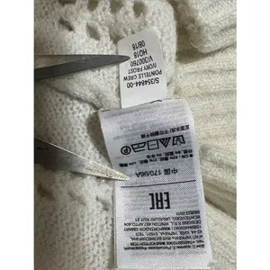 Gap Ivory Frost/Cream Pointelle Crew Sweater thumbnail 7