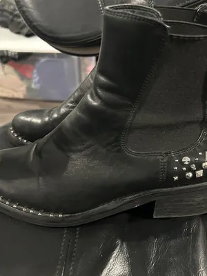 Sam Edelman Studded Black Leather Chelsea Boots thumbnail 3