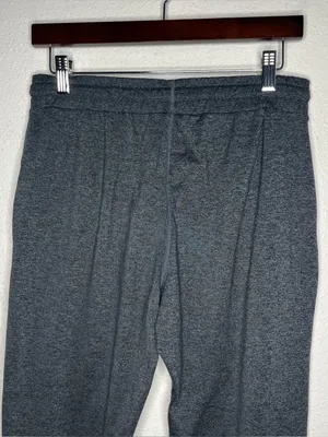 Vuori Charcoal Heather Mid Rise Performance Jogger Sweatpants Lounge Athleisure thumbnail 6
