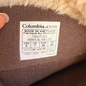 Columbia Omni-Heat 200g Brown Suede Faux Fur Winter Snow Boots Womens Size 9 thumbnail 10