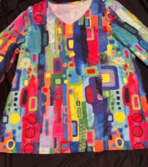 Size medium, colorful shirt Multiple thumbnail 1