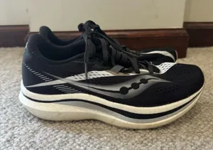Saucony Women'S Endorphin‎ Speed Size 8 In Black And White thumbnail 1