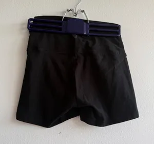 Tna‎ Aritzia Womens Black High Waisted Athletic Bike Shorts Size S 2579 thumbnail 1