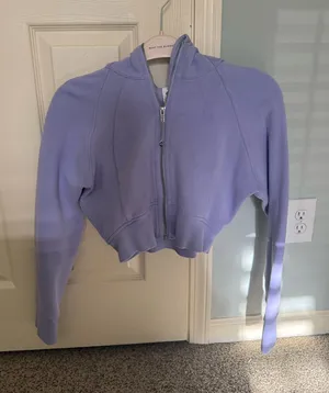 Lululemon Cropped Scuba Full-Zip Hoodie thumbnail 1