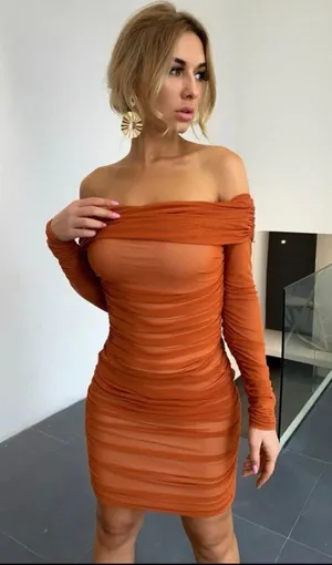 SheIn Ruched Bodycon Dress thumbnail 3