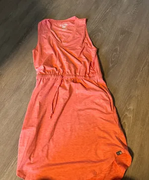 Salt Life Vibrant Orange Sleeveless Midi Dress thumbnail 1