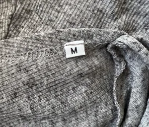 Amazon Grey Backless Twist Long Sleeve Top thumbnail 7