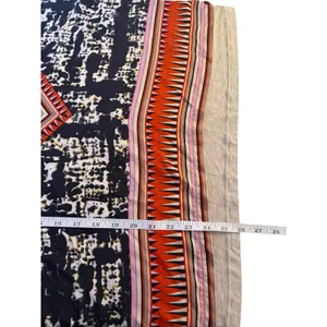 Cabi Boho Southwest Top Medium Silk Mixed Media‎ Kerchief Artsy Bohemian Casual thumbnail 11