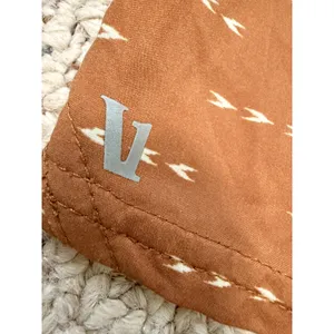 Vuori Clementine Brown Arrow Print Running Shorts Drawstring Lined XL Gorpcore thumbnail 8