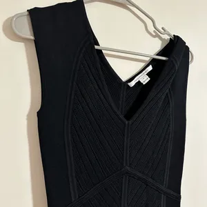 Diane Von Furstenberg Black bodycon sleeveless dress bandage thumbnail 2