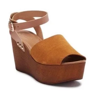 Brown Platforms Wedges thumbnail 1