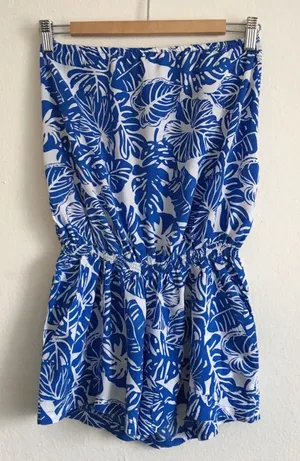 Swim cover romper Blue thumbnail 1