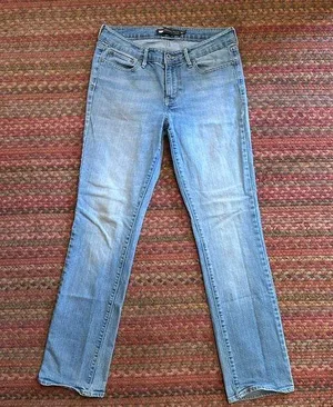 Levis Light Wash Slight Curve Low Rise Straight Jeans thumbnail 1
