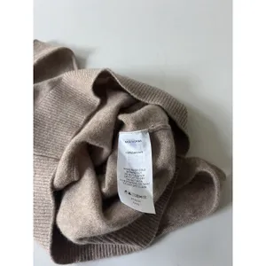 Quince 100% Mongolian Cropped Cashmere Tank Large Oatmeal thumbnail 5