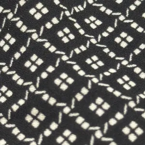 LOFT Black White Mixed Print Long Sleeve Tunic Top Women’s Medium thumbnail 6