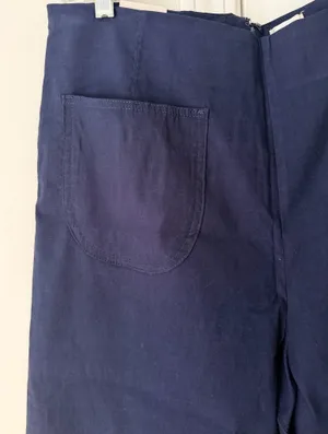 Anthropologie Maeve The Colette Ruffle-Hem Crop Wide-Leg Pants, Size 31 thumbnail 8