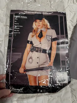 Womens dreamgirl corrections officer costume S thumbnail 2