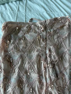 Sequin Dress size small Tan thumbnail 5