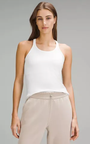 lululemon white tank thumbnail 1