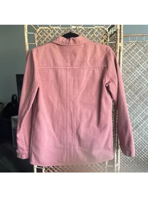 Sézane Will Jacket pink cotton Size xs bust 36 thumbnail 3