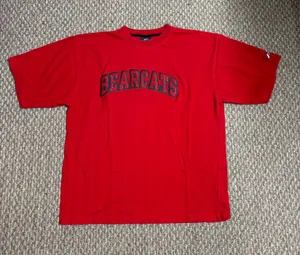Cincinnati Bearcats Red Pro Player Y2K College Stitched Short Sleeve T-Shirt thumbnail 1