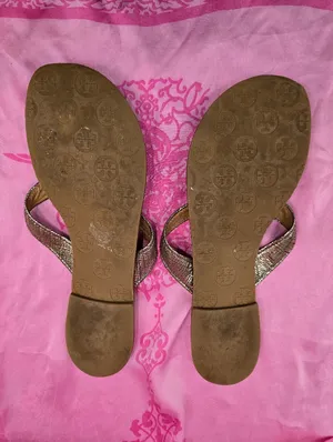 Tory Burch thong sandals metallic bronze size 9 thumbnail 3