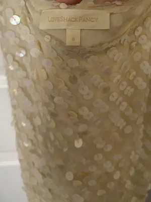 LoveShackFancy Ciris Shell Bead Mini Dress 0 thumbnail 10