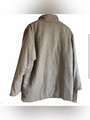 Hauber Wool/Angora Blend Coat Large Gray thumbnail 3