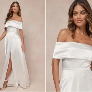 LULU's Bridal Wedding Chic Modern Sexy Minimalist Elegant Princess Ballgown thumbnail 2