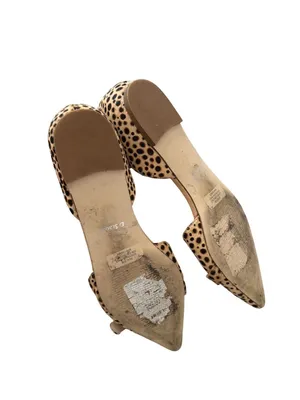 DR SCHOLLS Animal Print Calf Hair Flats Size 8 thumbnail 4