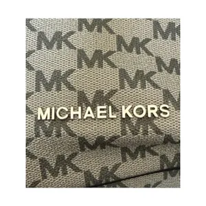 Michael Kors Jet Set Large Convertible Shoulder Crossbody MK Signature Black thumbnail 3