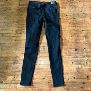 American Eagle black normcore 4 long stretchy jeggings thumbnail 3