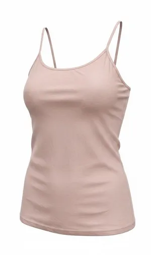 Jenni Slim Spaghetti Strap Camisole - Nude color thumbnail 1
