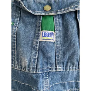 Liberty Overalls Shortalls Size Small Blue thumbnail 5