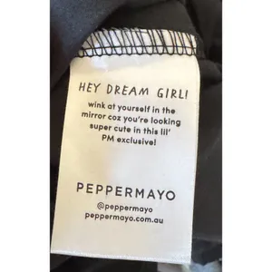 Peppermayo Puff Sleeve Victorian Mini Dress Black Size 6 NEW thumbnail 7