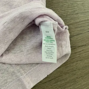 Aerie 'Shore Thing' Linen Blend Lightweight T-shirt -‎ Size XS - Lavender - NWT thumbnail 7