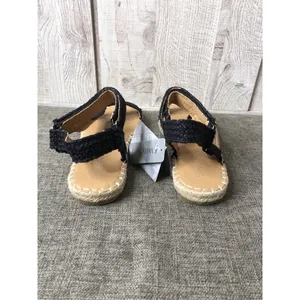 Samilor Womens Sandals Size 7 Black Straps Open Toe Boho Summer Casual Shoes thumbnail 3