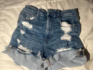 American Eagle Jean Shorts High-Rise Stretch thumbnail 1