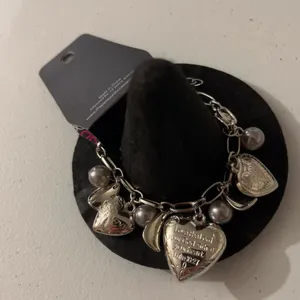 💙 NWT Paparazzi Silver Heart Scripture Charm Bracelet thumbnail 4