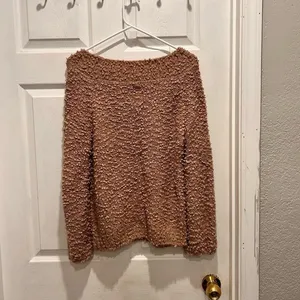 Billabong Womens Furget Me Not Mauve Popcorn Knit Off Shoulder Slouchy Sweater S thumbnail 6
