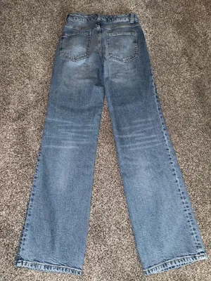 BDG Urban Outfitters Women's High-Rise Wide-Leg Blue Denim Jeans Size 28 thumbnail 4