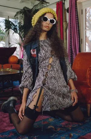 For Love & Lemons Rosita Mini Dress thumbnail 4