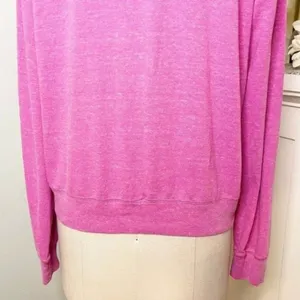 Nike Pink Vintage Logo Hoodie Sweatshirt Pullover Medium thumbnail 7