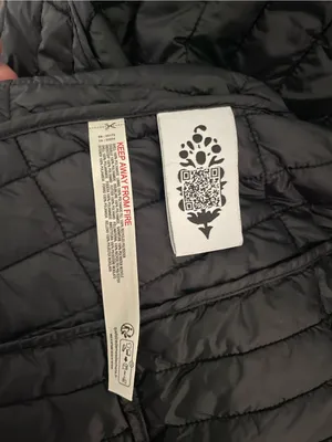 Free People Movement Light As A Feather Packable Puffer Jacket Black Large thumbnail 8