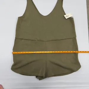 Universal Thread Olive Green Sleeveless V-Neck Romper Size XXL NWT thumbnail 4