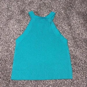 She + Sky Turquoise Ribbed tank size small thumbnail 3